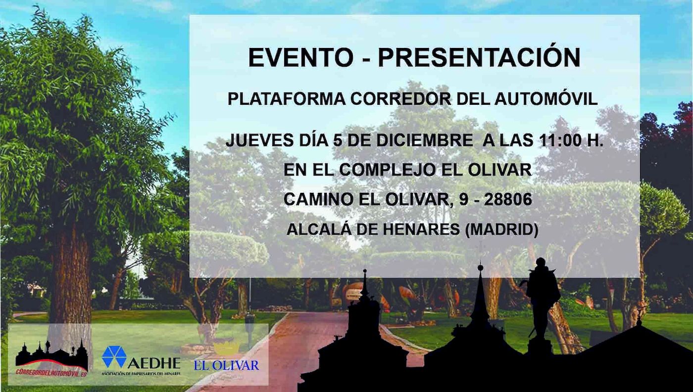 Presentación de la Plataforma Corredor del Automóvil en Finca El Olivar